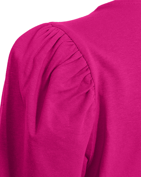 Hovedbilde FENJA T-SHIRT M/PUFFERM - CERISE