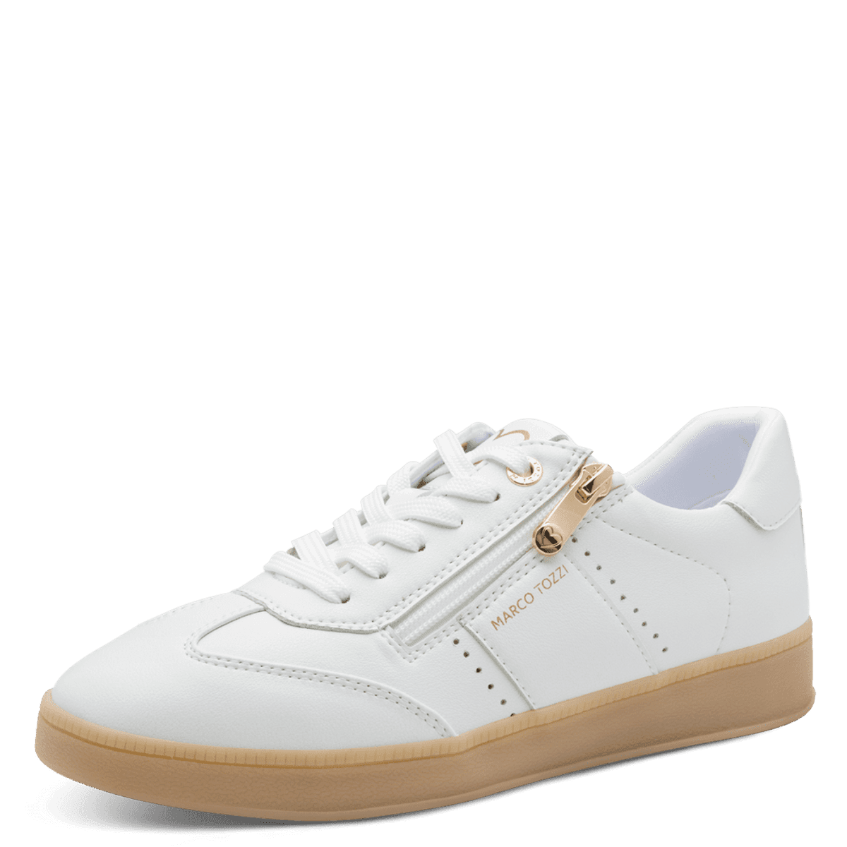 SPORTY SNEAKERS - HVIT