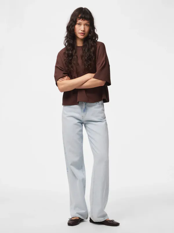 POLLY SWEAT GENSER 2/4 ERM - BRUN