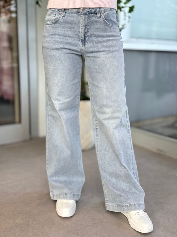 VEGA FLARE JEANS 84 CM - LYS DENIM