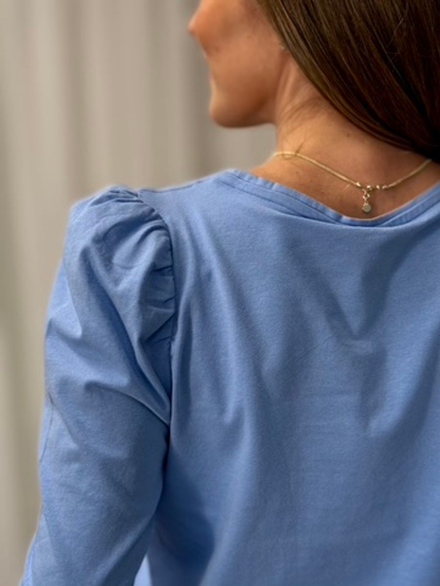 FENJA TOPP 3/4 ERM - HIMMELBLÅ