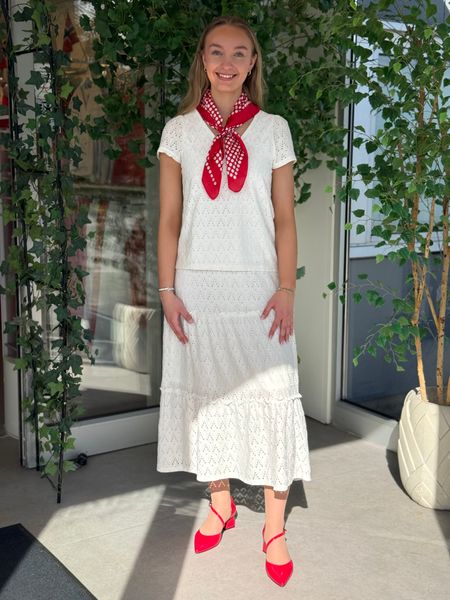 Hovedbilde AMALINA MAXI SKJØRT - OFFWHITE