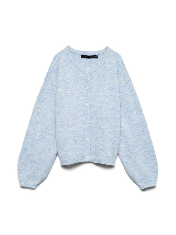 HOPE CARDIGAN - LYS BLÅ MELERT