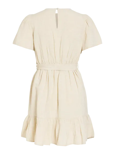 Hovedbilde PRISILLA KJOLE M/KNYTEBÅND - NATURAL