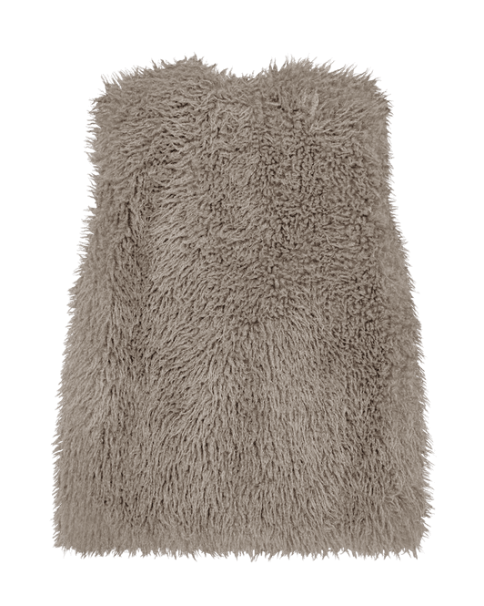 Hovedbilde FINE FAUX FÜR VEST - TAUPE