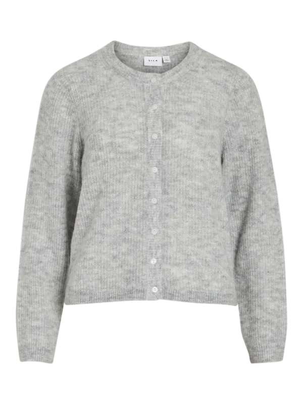 LORY CARDIGAN - LYS GRÅ MELERT