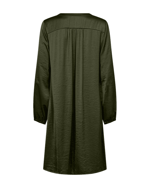 DOVE SATENG KJOLE - KOMBU GREEN