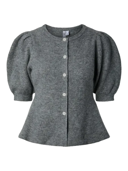 Hovedbilde SILLY CARDIGAN M/ PUFF ERM - GRÅ