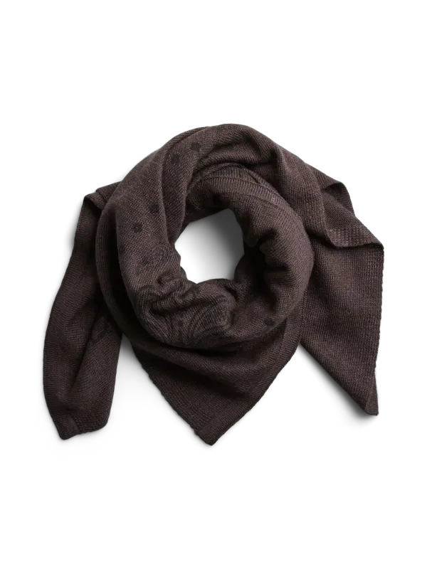 NOVIS SKJERF M/PAISLEY - BRUN/SORT