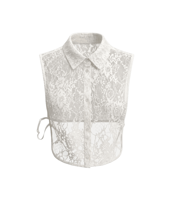 Hovedbilde LACY LØS SKJORTEKRAGE - OFFWHITE