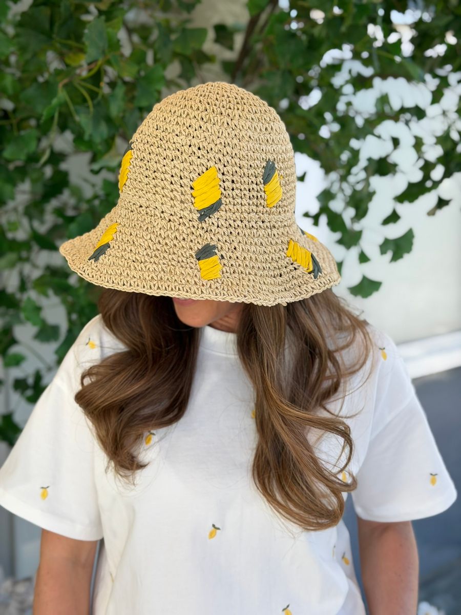 KELLY BØTTEHATT - NATUR/LEMON