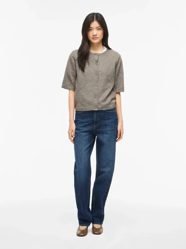 LIGA CARDIGAN 2/4 ERM - MULDVARP MELERT