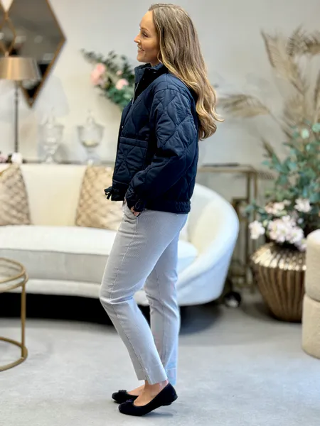 Hovedbilde BLOB QUILTET JAKKE - NAVY