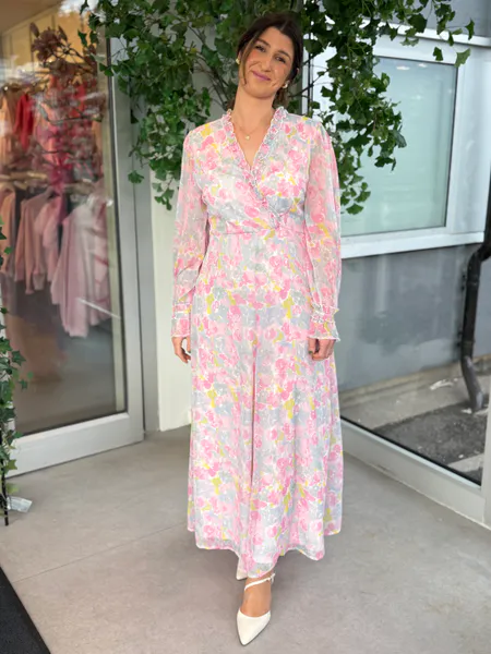 Hovedbilde EMMA MAXIKJOLE - ROSA PRINT