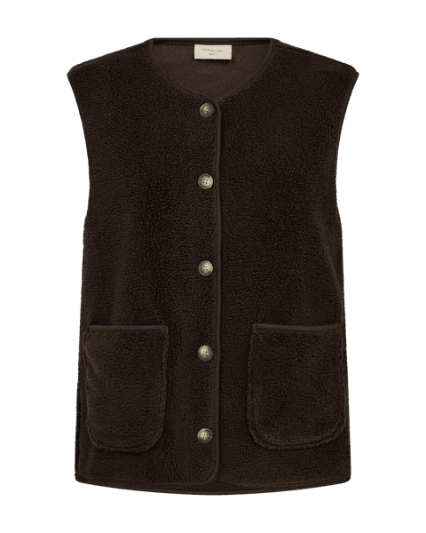 Hovedbilde TEDDY VEST - BRUN