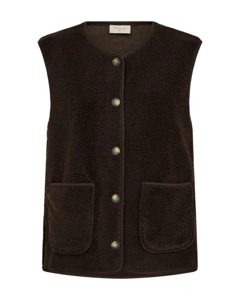 Hovedbilde TEDDY VEST - BRUN