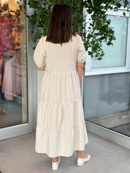 Hovedbilde PRISILLA KJOLE LANG - NATURAL