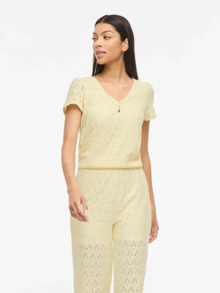 Hovedbilde AMALINA TOPP EMBRO - LYS GUL