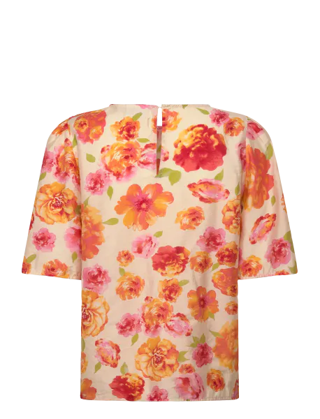 Hovedbilde ALINIA SOL TOPP - ORANGE BLOMSTER
