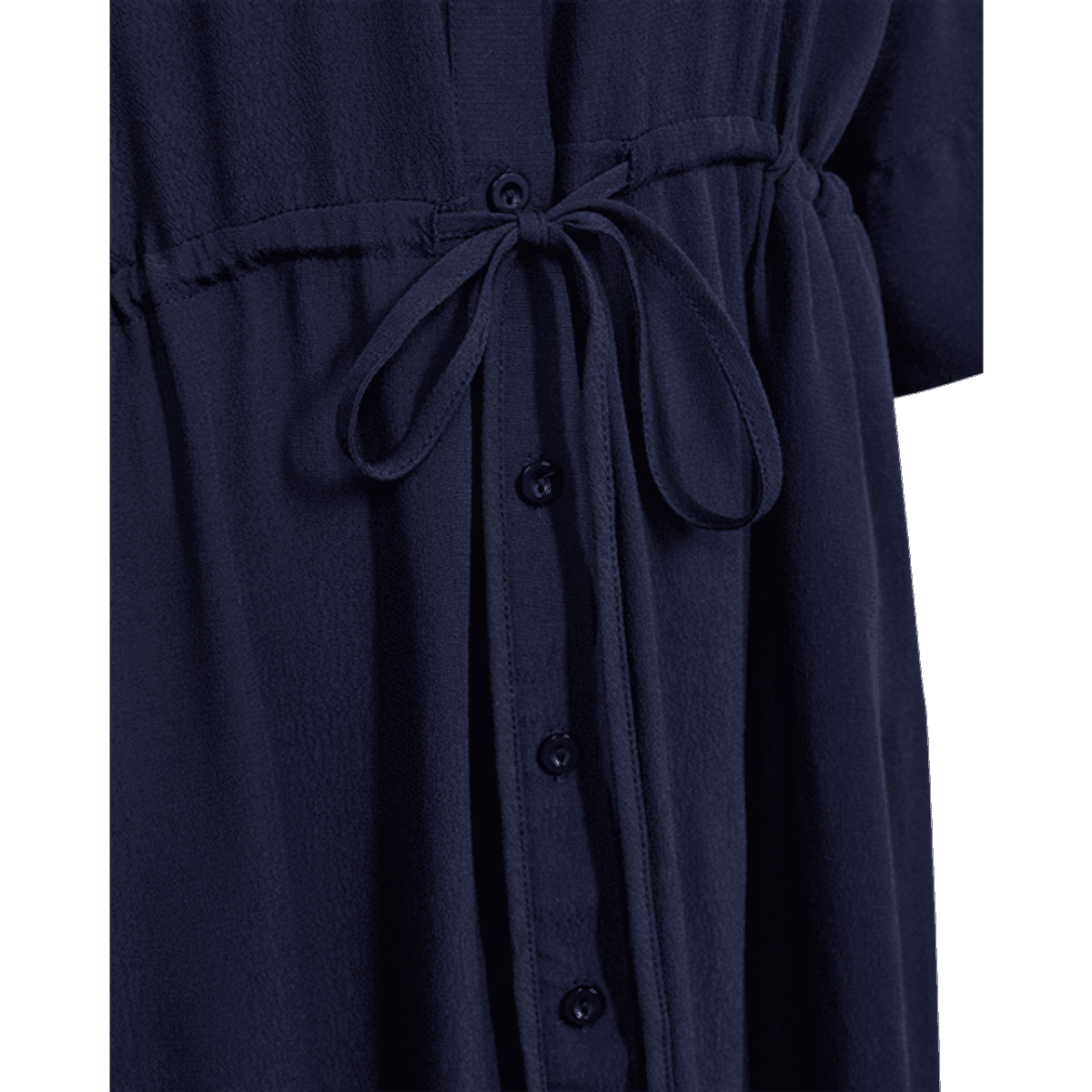 LOVY VISCOSE KJOLE - NAVY