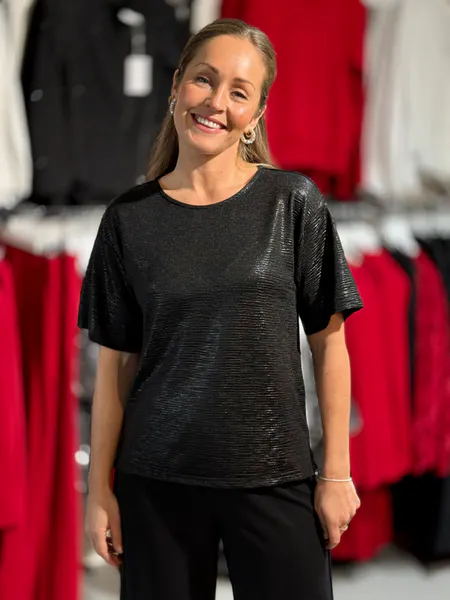 Hovedbilde SATINA TOPP - SORT