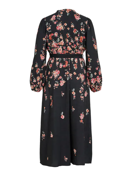 Hovedbilde ELMA KJOLE FLOWER - SORT