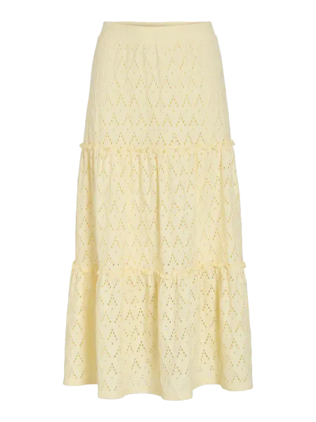 Hovedbilde AMALINA MAXI SKJØRT - LYS GUL