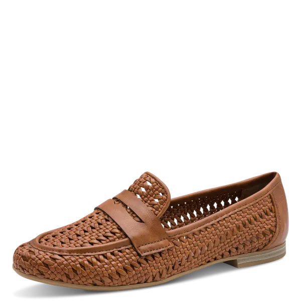 Hovedbilde MOKASIN FLETTET - COGNAC