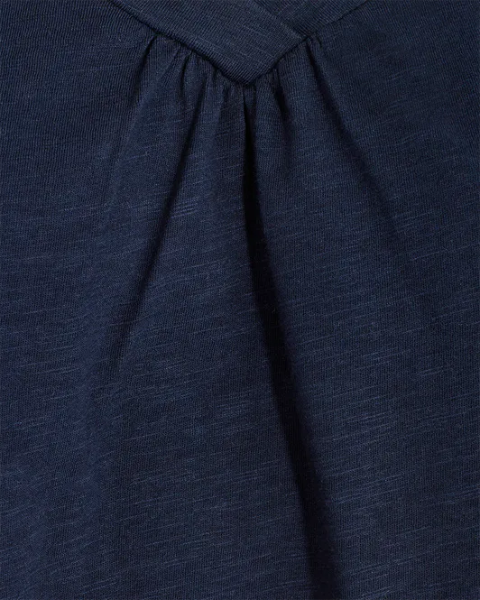 Hovedbilde SABINA T-SHIRT V-HALS - NAVY