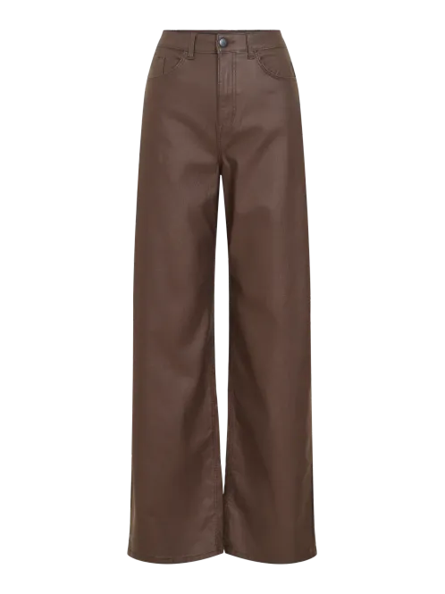 Hovedbilde FREYA COATED JEANS 30 LENGDE - BRUN