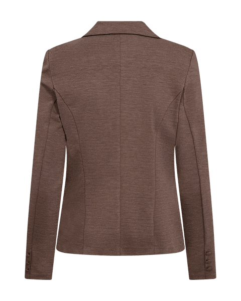 Hovedbilde NANNI KORT BLAZER - BRUN MELERT