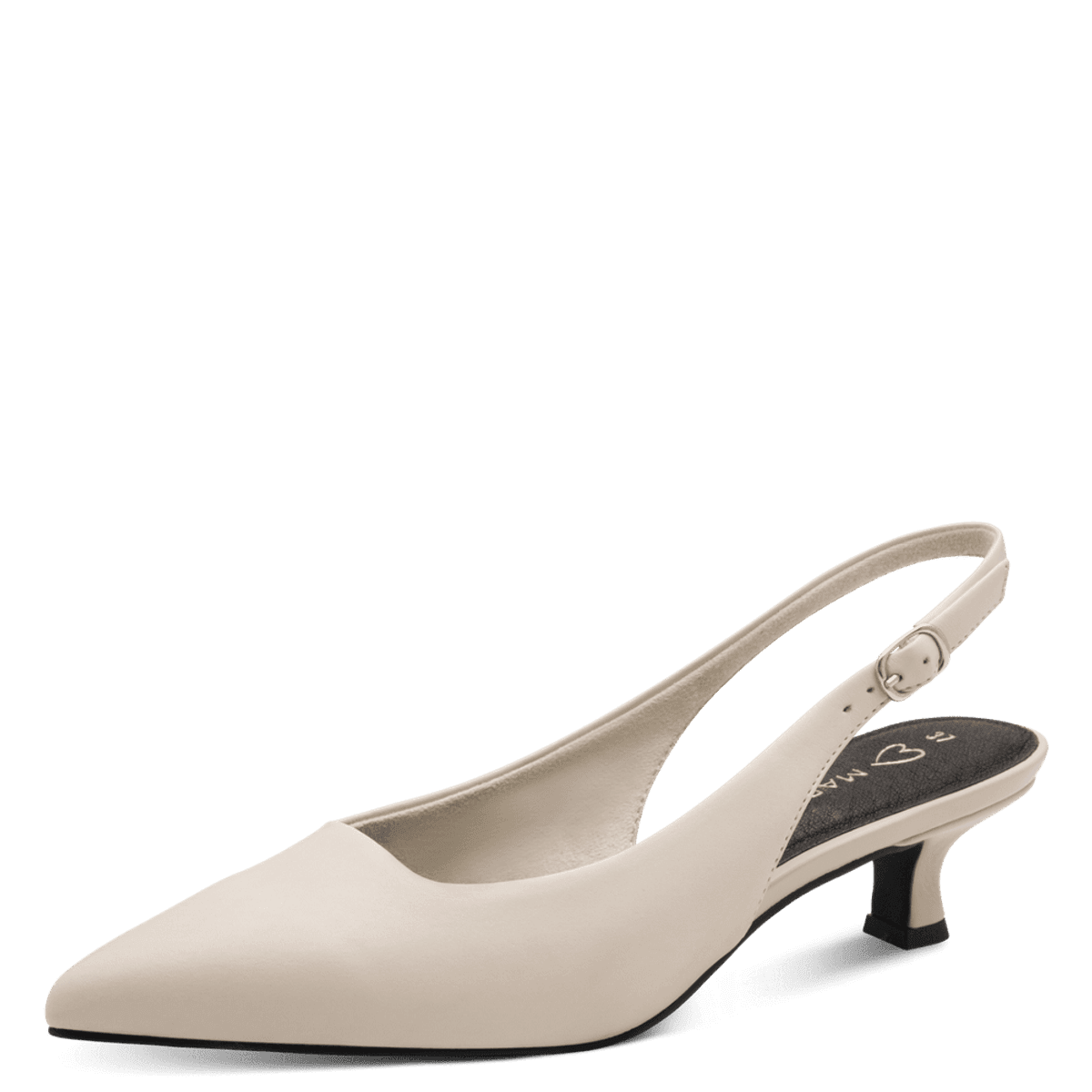 PUMPS I SKINN M/SLINGBACK - CREAM