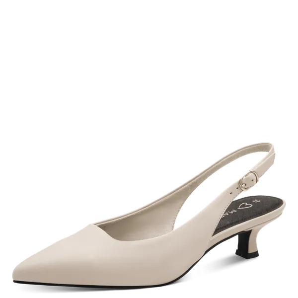 Hovedbilde PUMPS I SKINN M/SLINGBACK - CREAM
