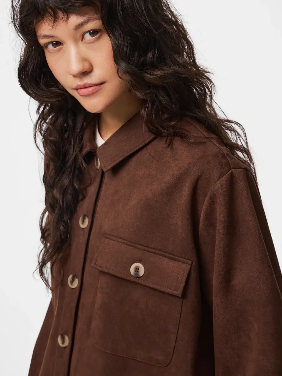 RAKEL SEMSKET LOOK JAKKE - BRUN