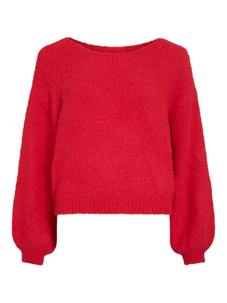Hovedbilde MARLEY KNIT PULLOVER - BRINGEBÆRRØD