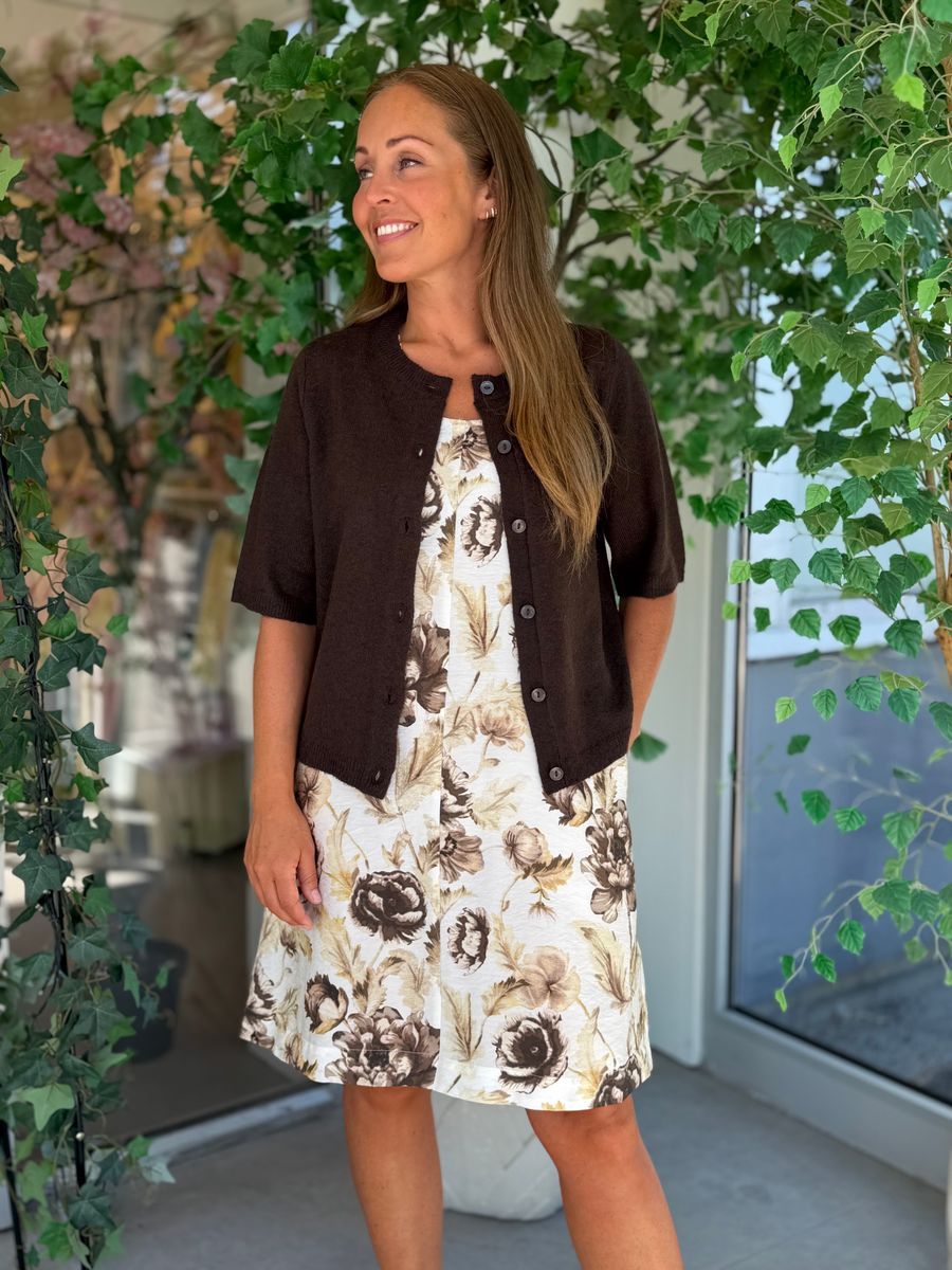 MAISE KJOLE - BRUNE BLOMSTER