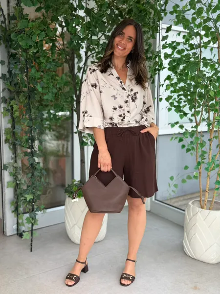 Hovedbilde LAVA SHORTS M/STRIKK - BRUN