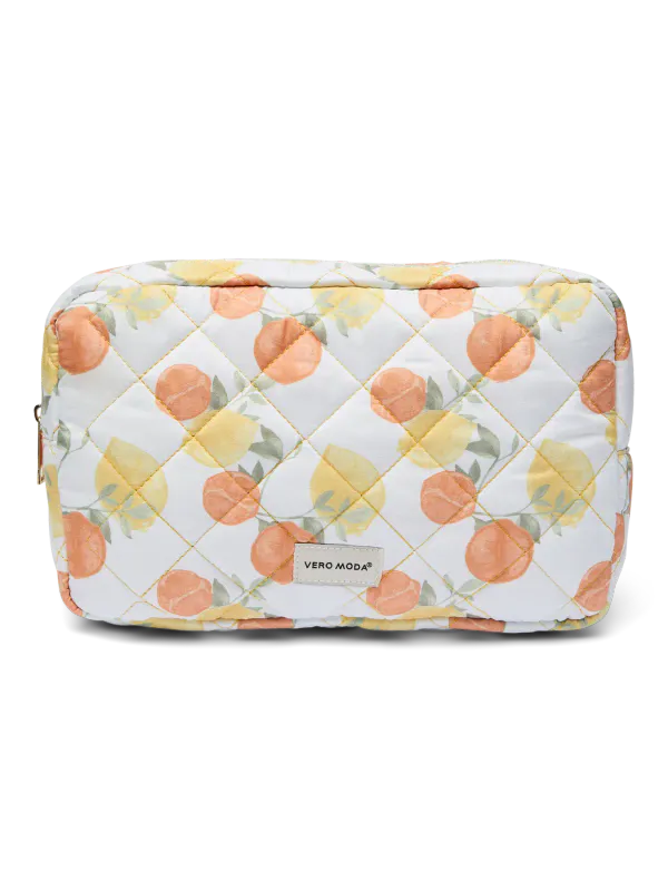JOY TOALETTMAPPE STOR - ORANGE/GUL PRINT