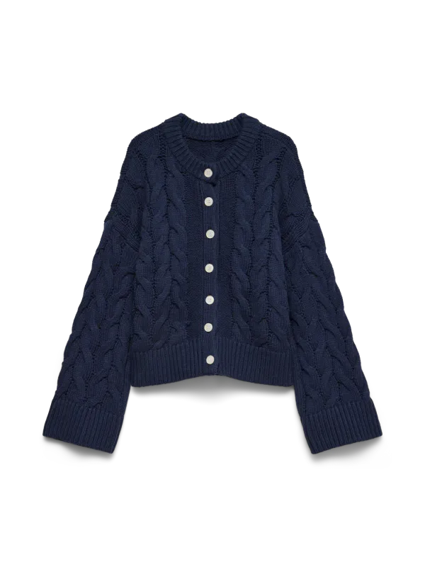 SVEA THEA CABEL CARDIGAN - NAVY