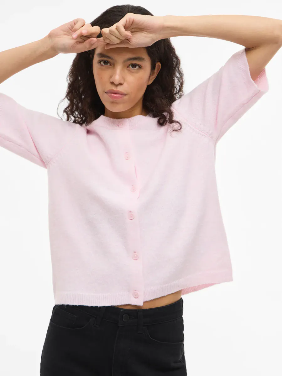 LIGA CARDIGAN 2/4 ERM - ROSA