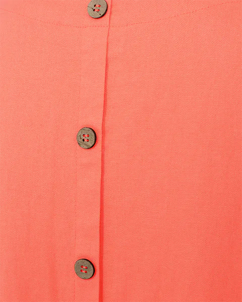 Hovedbilde LAVA KJOLE U/ERM M/KNAPPER BAK - ORANGE 