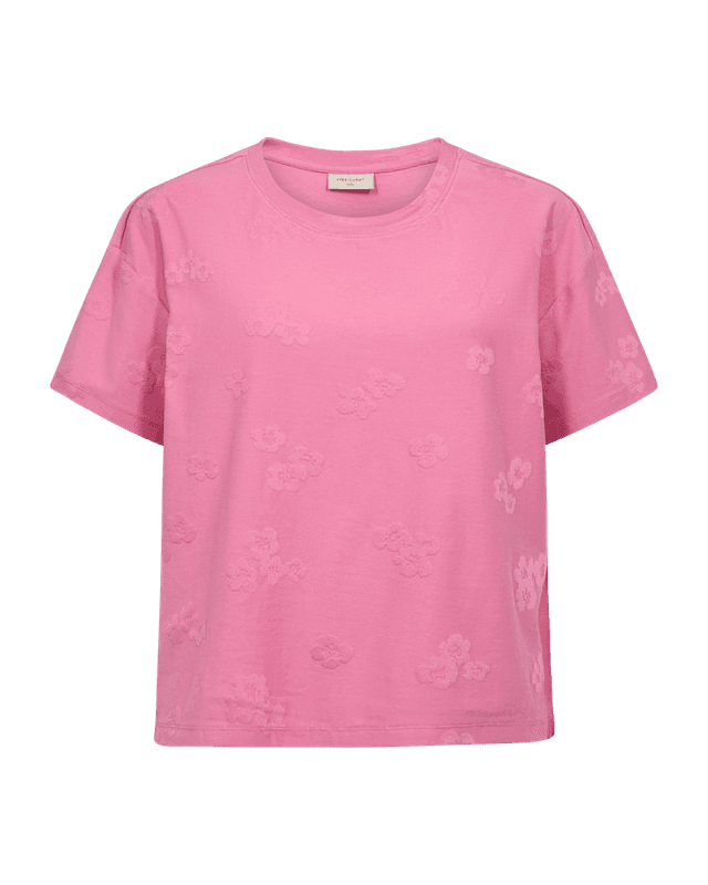 ZIPREA T-SHIRT FLOWERS - ROSA