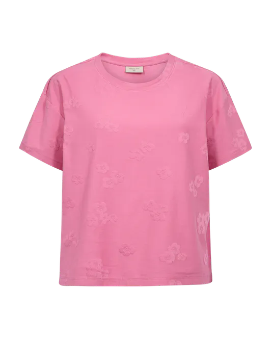 Hovedbilde ZIPREA T-SHIRT FLOWERS - ROSA