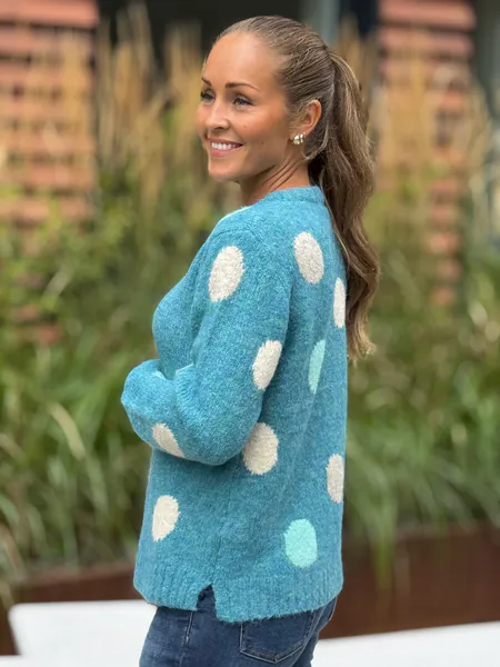 Hovedbilde LOUISA GENSER DOTS - PETROL