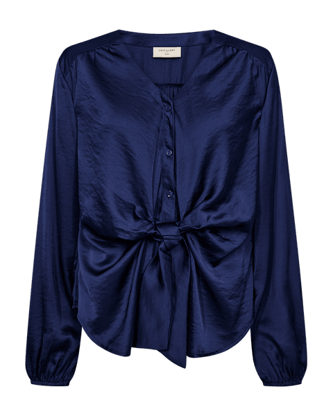 Hovedbilde DOVE SATENG BLUSE - PATRIOT BLUE