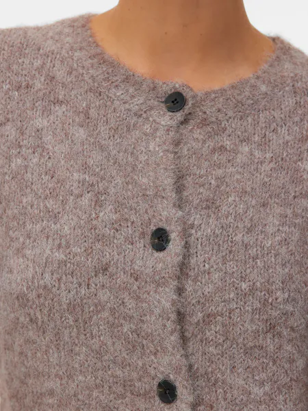 Hovedbilde NOVAH CARDIGAN - TAUPE MELERT