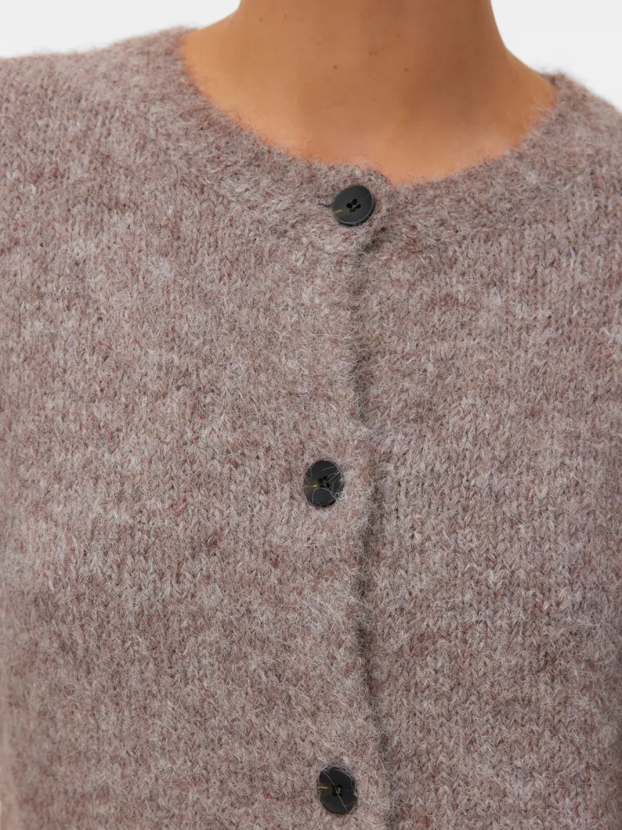 NOVAH CARDIGAN - TAUPE MELERT
