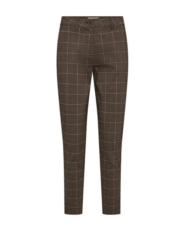 REX CHINOS CHECK - TAUPE 