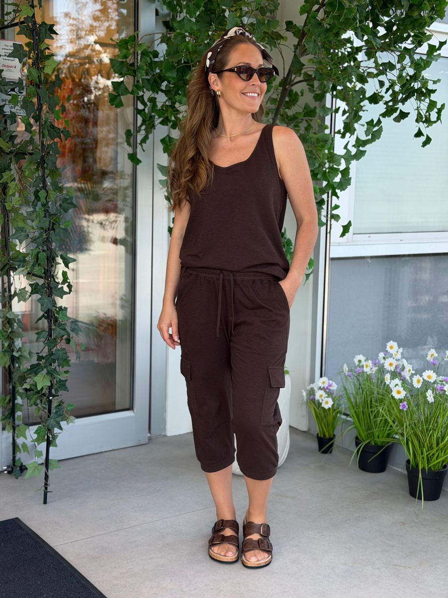 SABINA JERSEY CAPRI - BRUN