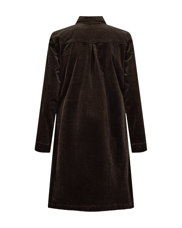 CORDY KJOLE M/ZIP - BRUN
